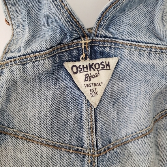 Vintage Oshkosh Denim Overalls Size 18 Months - Picture 6 of 8